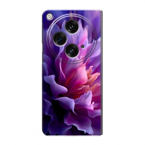 Дизайнерский пластиковый чехол для OPPO Find N3 женский цветы