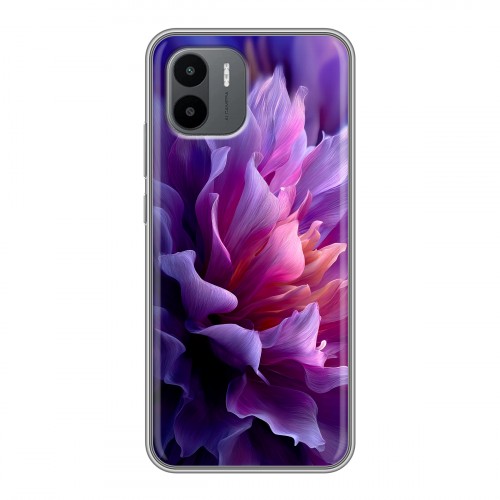 Дизайнерский силиконовый чехол для Xiaomi Redmi A2 женский цветы
