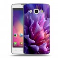 Дизайнерский пластиковый чехол для LG L60 женский цветы