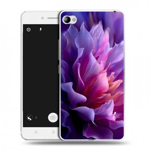 Дизайнерский пластиковый чехол для Lenovo S90 женский цветы