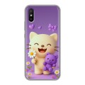 Дизайнерский силиконовый с усиленными углами чехол для Xiaomi RedMi 9A для девочек
