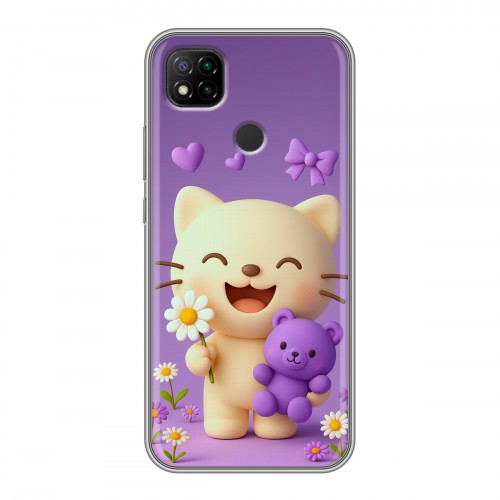 Дизайнерский силиконовый чехол для Xiaomi RedMi 9C для девочек