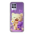 Дизайнерский силиконовый с усиленными углами чехол для Realme 8i для девочек