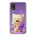 Дизайнерский силиконовый чехол для Itel A17 для девочек