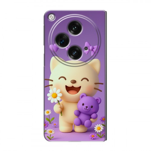 Дизайнерский пластиковый чехол для OPPO Find N3 для девочек