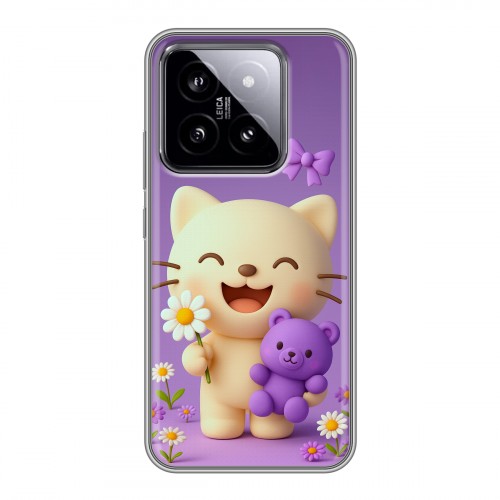 Дизайнерский силиконовый чехол для Xiaomi 14 для девочек