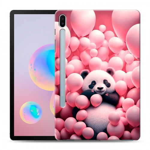 Дизайнерский силиконовый чехол для Samsung Galaxy Tab S6 Панда