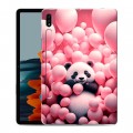 Дизайнерский силиконовый чехол для Samsung Galaxy Tab S7 Панда