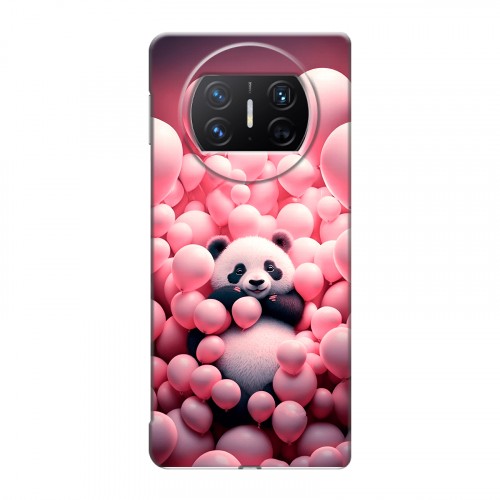 Дизайнерский пластиковый чехол для Huawei Mate X3 Панда