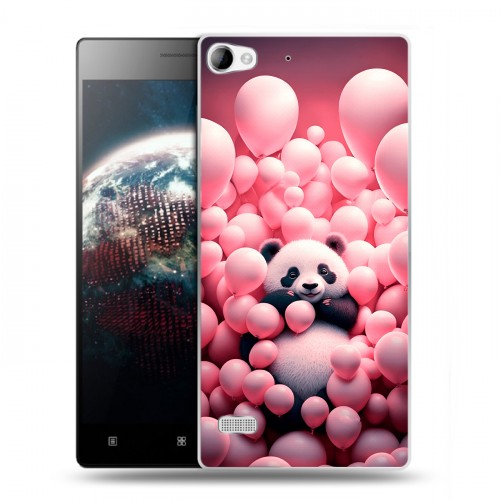 Дизайнерский пластиковый чехол для Lenovo Vibe X2 Панда