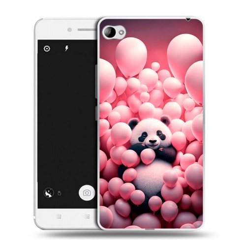Дизайнерский пластиковый чехол для Lenovo S90 Панда