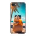 Дизайнерский силиконовый чехол для Iphone 7 Капибара