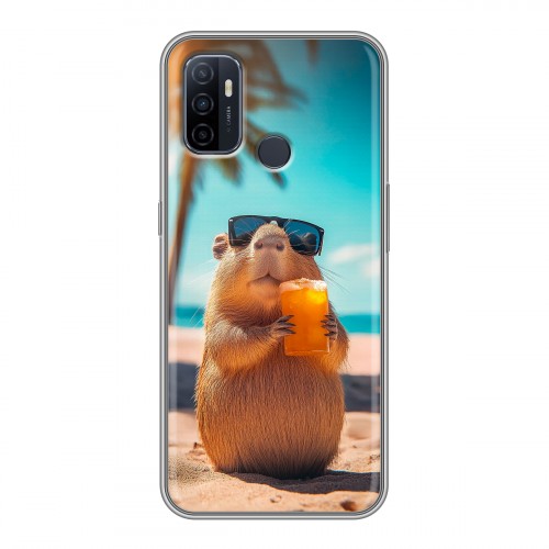 Дизайнерский силиконовый чехол для OPPO A53 Капибара