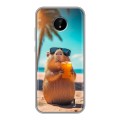 Дизайнерский силиконовый чехол для Nokia C20 Капибара