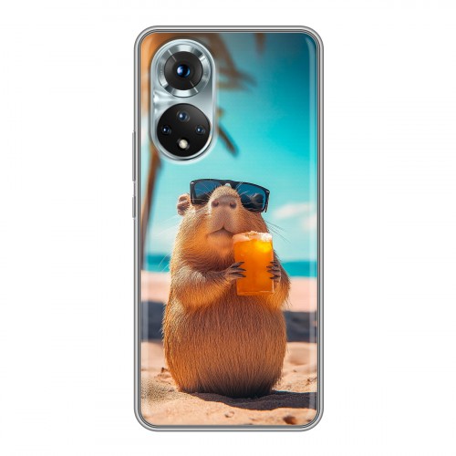 Дизайнерский силиконовый чехол для Huawei Honor 50 Капибара