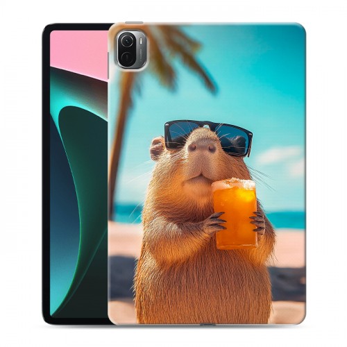 Дизайнерский силиконовый чехол для Xiaomi Pad 5 Капибара