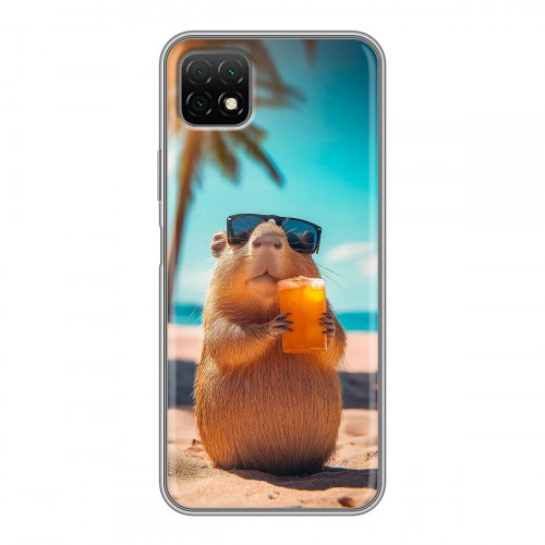 Дизайнерский силиконовый чехол для Wiko T3 Капибара