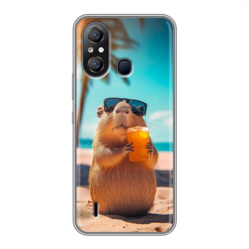 Дизайнерский силиконовый чехол для Itel A49 Капибара