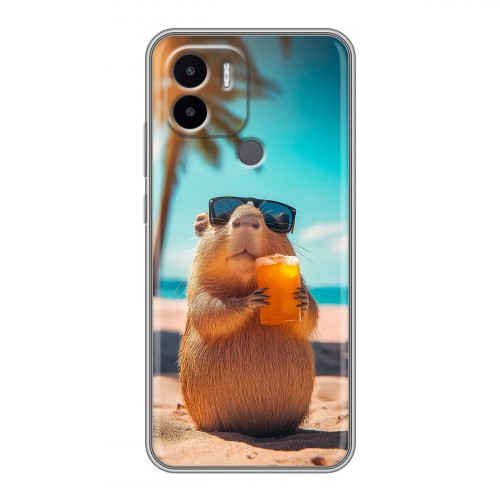 Дизайнерский силиконовый чехол для Xiaomi Redmi A1 Plus Капибара