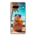 Дизайнерский силиконовый чехол для Google Pixel 7 Капибара