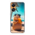 Дизайнерский пластиковый чехол для OPPO Reno8 T Капибара