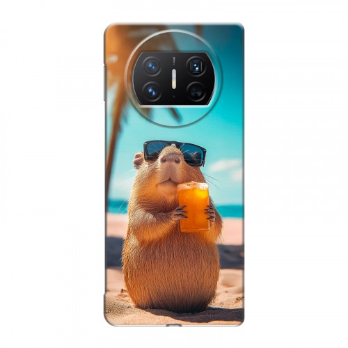 Дизайнерский пластиковый чехол для Huawei Mate X3 Капибара