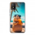 Дизайнерский силиконовый чехол для TCL 403 Капибара