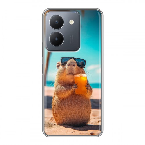 Дизайнерский силиконовый чехол для Vivo Y36 Капибара