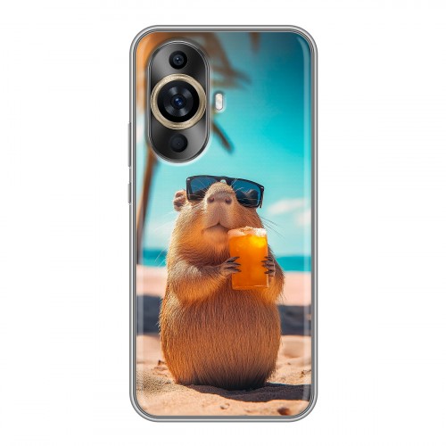 Дизайнерский силиконовый чехол для Huawei Nova 11 Капибара