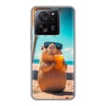Дизайнерский силиконовый чехол для Xiaomi 13T Капибара