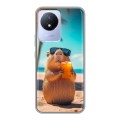 Дизайнерский силиконовый чехол для Vivo Y11 (2023) Капибара
