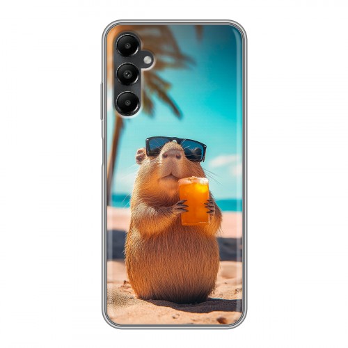 Дизайнерский силиконовый чехол для Samsung Galaxy A05s Капибара