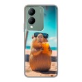 Дизайнерский силиконовый чехол для Vivo Y17s Капибара