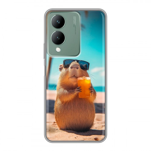 Дизайнерский силиконовый чехол для Vivo Y17s Капибара