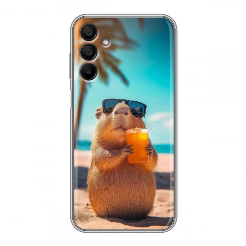 Дизайнерский силиконовый чехол для Samsung Galaxy A15 Капибара