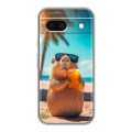 Дизайнерский силиконовый чехол для Google Pixel 8a Капибара