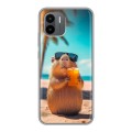 Дизайнерский силиконовый чехол для Xiaomi Redmi A2 Капибара