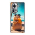 Дизайнерский силиконовый чехол для OPPO Reno 11 Капибара