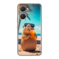 Дизайнерский силиконовый чехол для Vivo Y03 Капибара