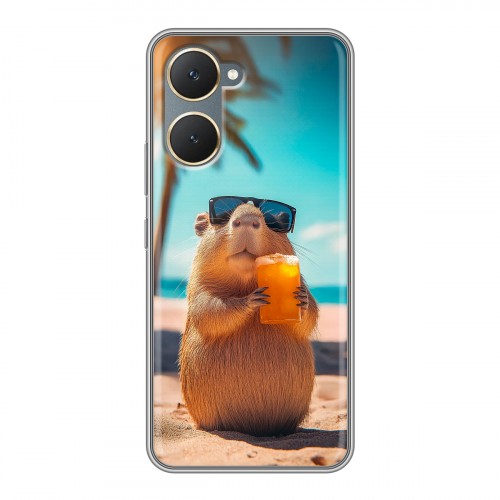 Дизайнерский силиконовый чехол для Vivo Y03 Капибара