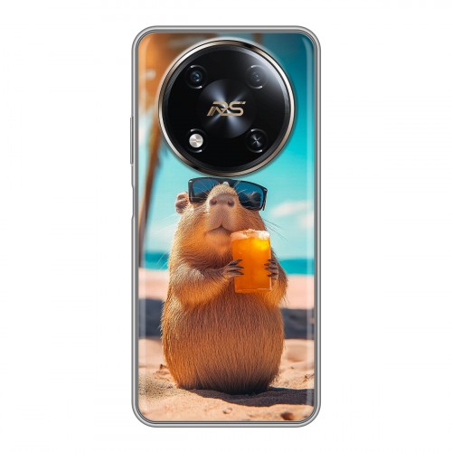 Дизайнерский силиконовый чехол для Itel RS4 Капибара