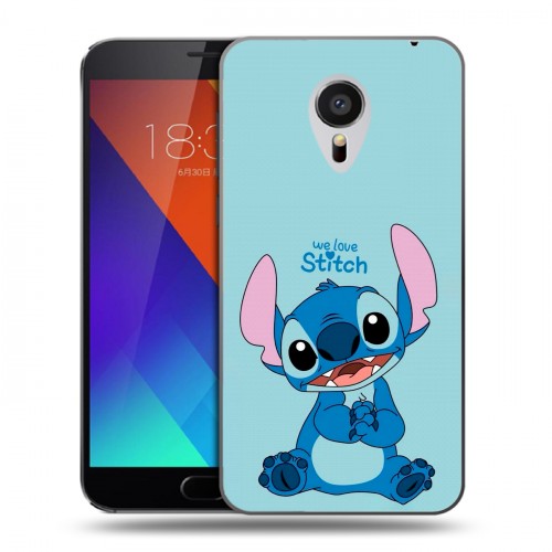 Дизайнерский пластиковый чехол для Meizu MX5 Лило и Стич