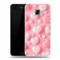 Дизайнерский пластиковый чехол для Samsung Galaxy C5 Сердечки