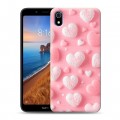 Дизайнерский пластиковый чехол для Xiaomi RedMi 7A Сердечки