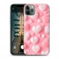 Дизайнерский силиконовый чехол для Iphone 11 Pro Сердечки