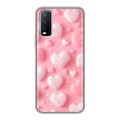 Дизайнерский силиконовый чехол для Vivo Y20 Сердечки