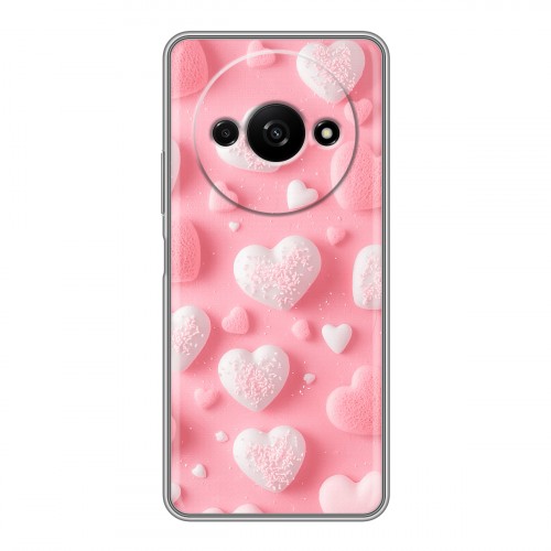 Дизайнерский силиконовый чехол для Xiaomi RedMi A3 Сердечки