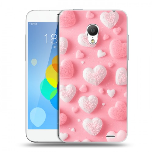 Дизайнерский пластиковый чехол для  Meizu MX3 Сердечки