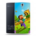Дизайнерский силиконовый чехол для Homtom HT7 Майнкрафт Minecraft