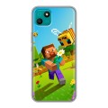 Дизайнерский силиконовый чехол для Wiko T10 Майнкрафт Minecraft